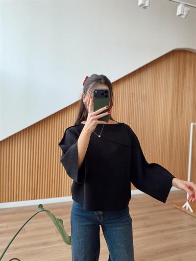 Elanor Siyah Çelik Triko