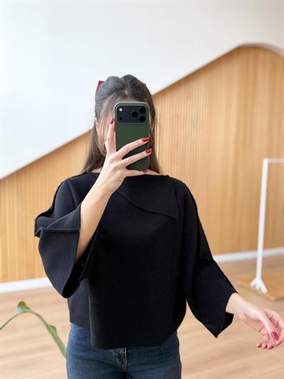 Elanor Siyah Çelik Triko