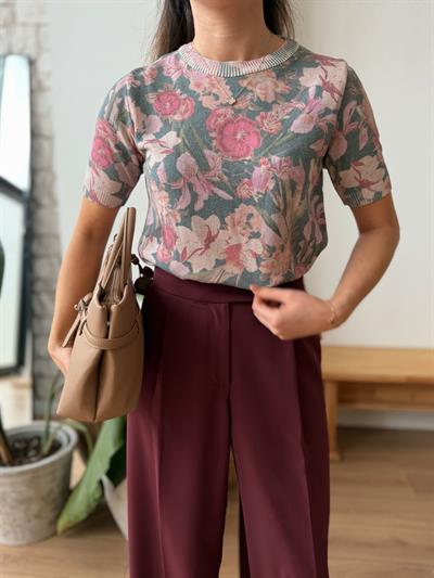 Emily Floral Desen Triko