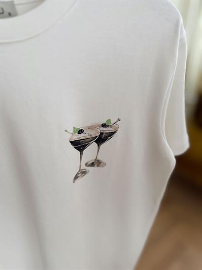 Espresso Baskılı  Basic Tshirt