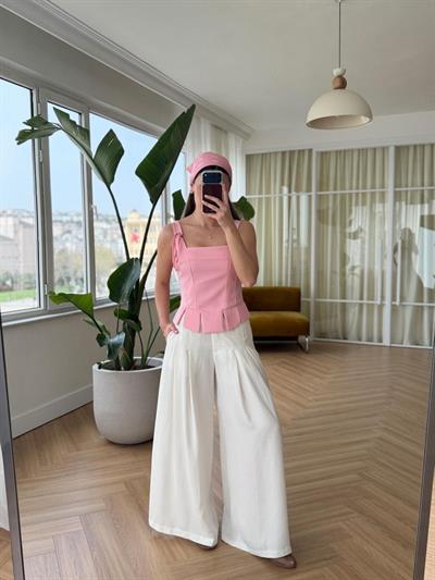 Flora Pembe Büstiyer