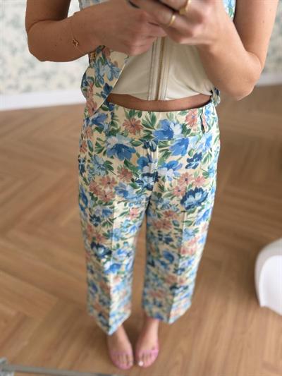 Floral Desen Pantolon