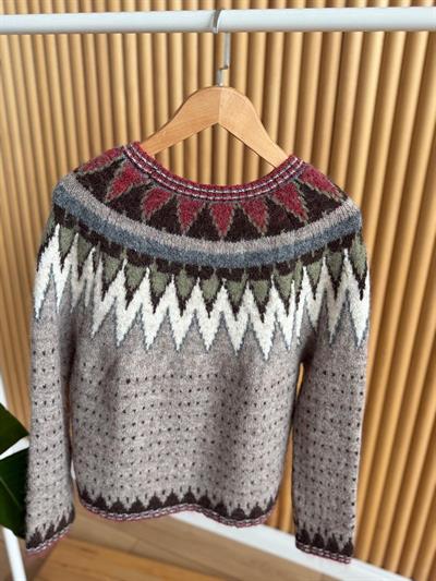 İskandinav Desen Vizon Kazak