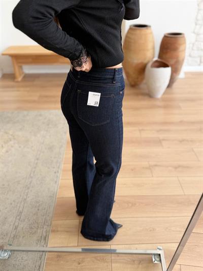 İspanyol Paça Lacivert Jean