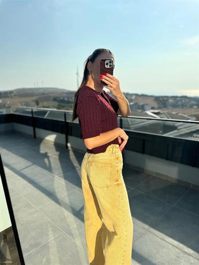Jm Wide Leg Hardal Jean Pantolon