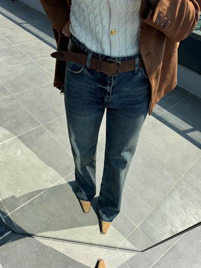 Jm Wide Leg Jean Pantolon