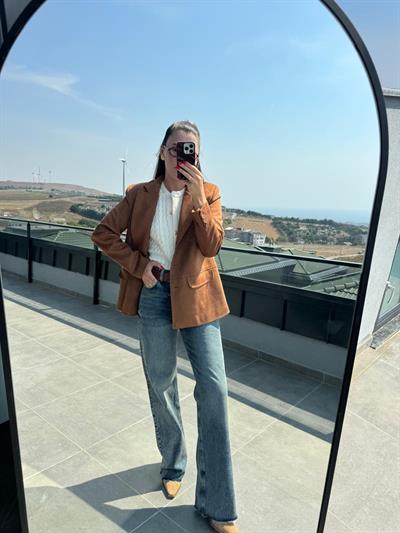 Jm Wide Leg Jean Pantolon