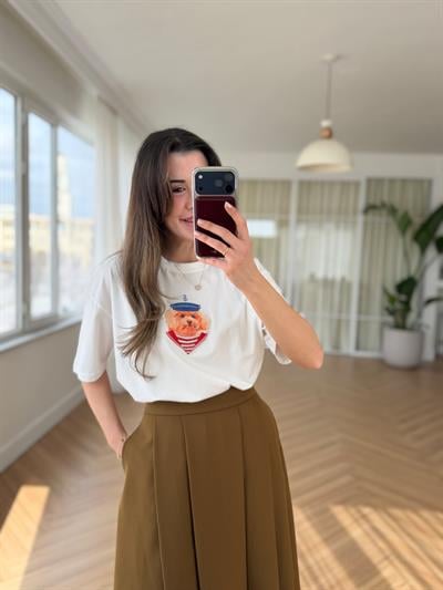 Kaptan Bony Baskılı Tişört