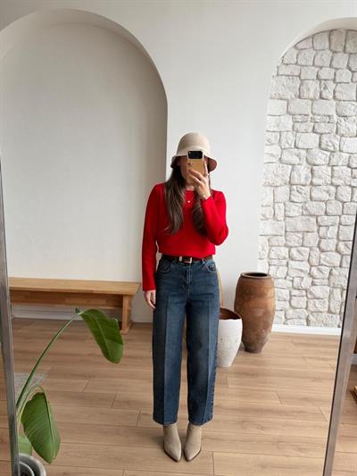 Kemerli Skater Jean