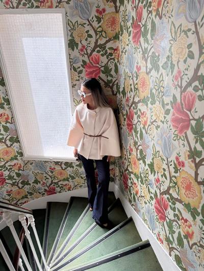 Koyu Mavi İspanyol Paça Jean