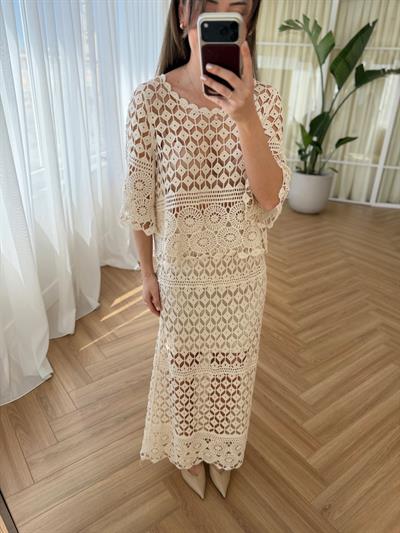 Kroşe Etek Bluz Takım