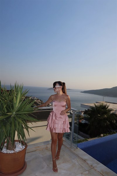 Lady Kat Etekli Elbise