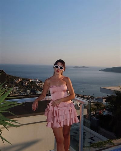 Lady Kat Etekli Elbise