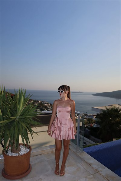 Lady Kat Etekli Elbise