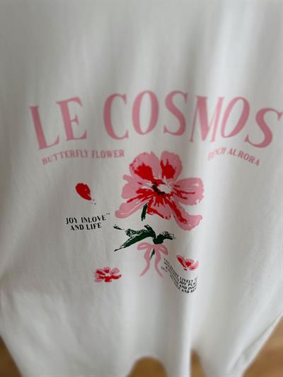 Le Cosmos Baskılı  Basic Tshirt