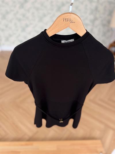 Lea Tokalı Siyah Bluz