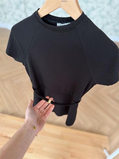 Lea Tokalı Siyah Bluz