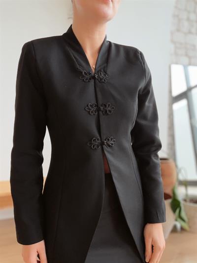 Ledia Siyah Blazer Ceket