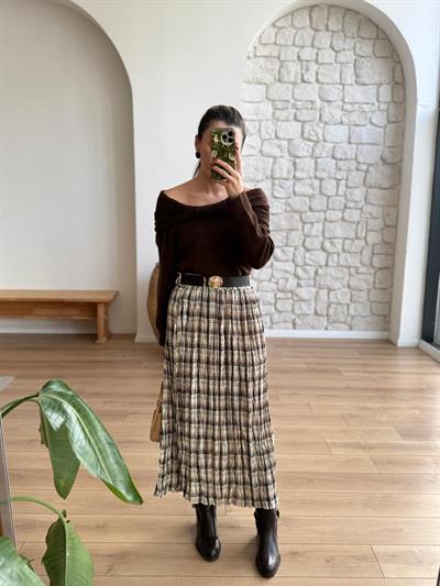 Lena Kahverengi Kazak