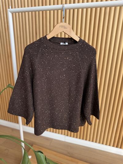 Lia Kahverengi Parıltılı Triko