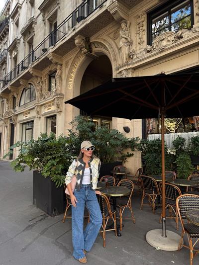 Linda Koyu Mavi Geniş Paça Jean