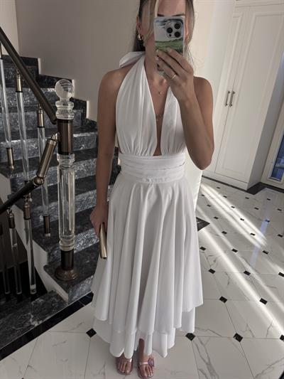 Lisa Beyaz Elbise