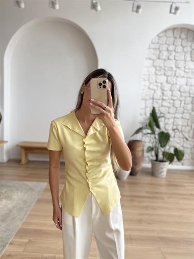 Loli Sarı Triko Bluz