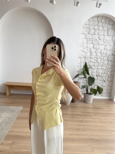 Loli Sarı Triko Bluz