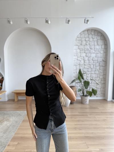 Loli Siyah Triko Bluz