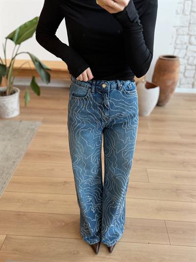 Luxe Taşlı Jean 