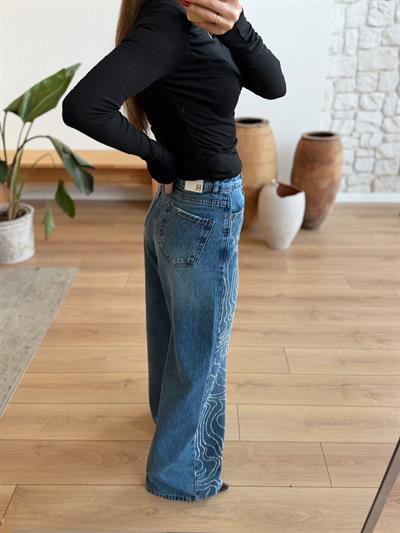 Luxe Taşlı Jean 