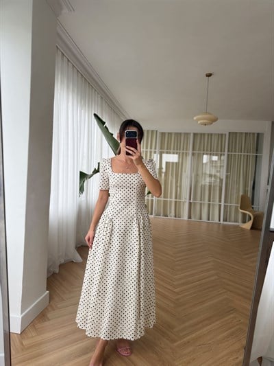 Margot Puantiyeli Elbise