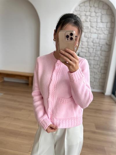 Marla Pembe Hırka