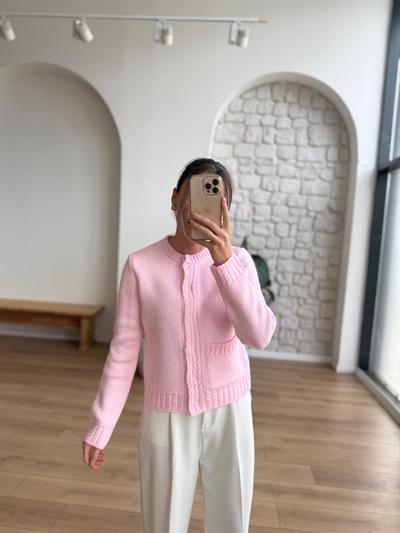 Marla Pembe Hırka