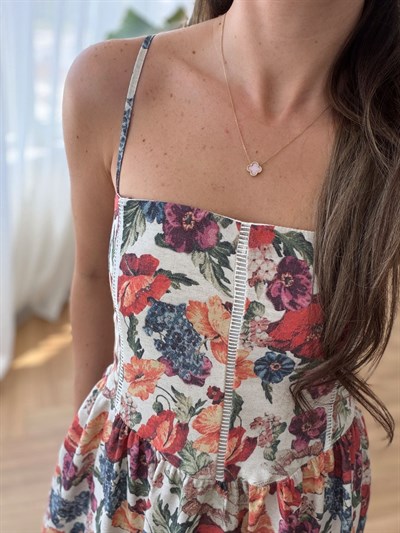 Mia Vintage Desen Elbise