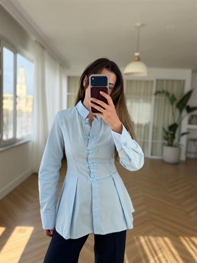 Napolyon Mavi Gömlek 