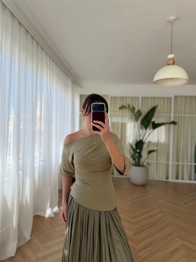 Niss Drapeli Haki Bluz