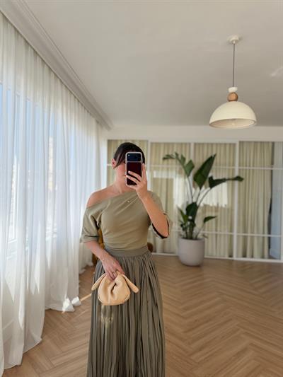 Niss Drapeli Haki Bluz