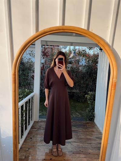 Noa Kahverengi Elbise