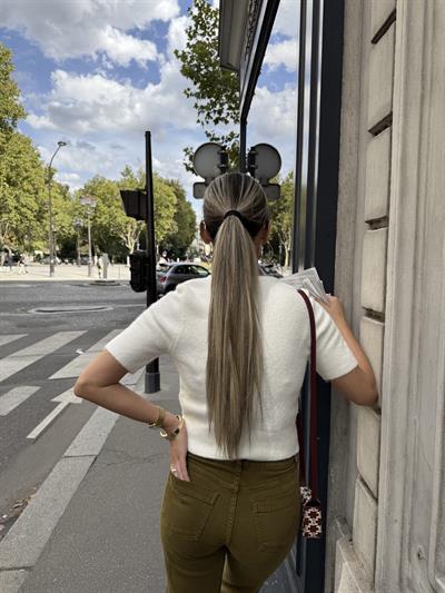 Ön Cepli İspanyol Paça Haki Jean