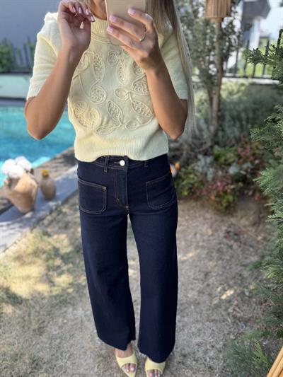 Önü Cepli Palazzo Jean