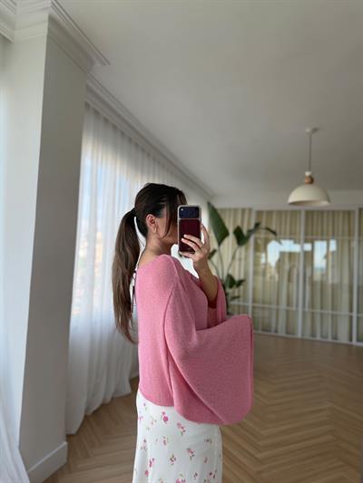 Pembe Merserize Triko