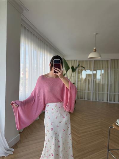 Pembe Merserize Triko