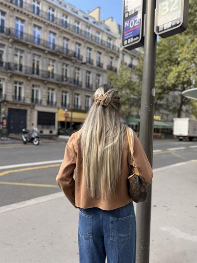 Pileli Koyu Mavi Jean Pantolon