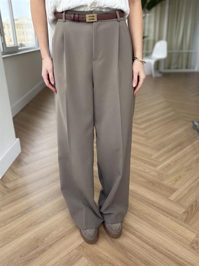 Premium Poliviskon Kumaş Haki Pantolon