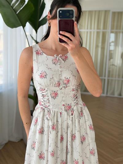 Rose Ribbon Elbise 