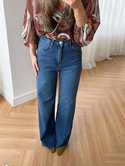 Rs Kesik paça Mavi Jean