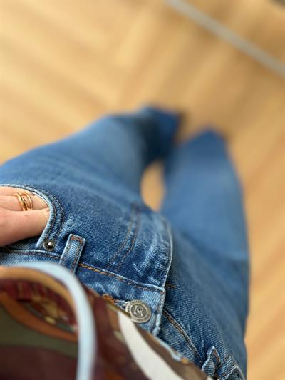 Rs Kesik paça Mavi Jean