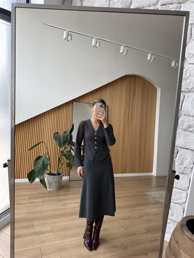 Selanik Kumaş Gri Takım