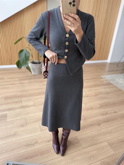 Selanik Kumaş Gri Takım